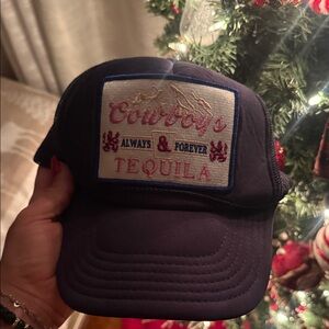 Buckle Navy Cowboy Trucker Hat